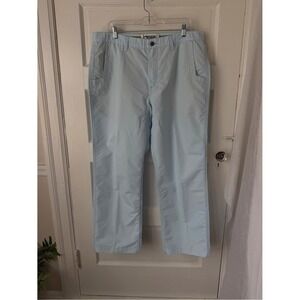 Mountain Khakis Mens Poplin Hiking Pants Light Blue Relaxed Fit Outdoor Gorpcore